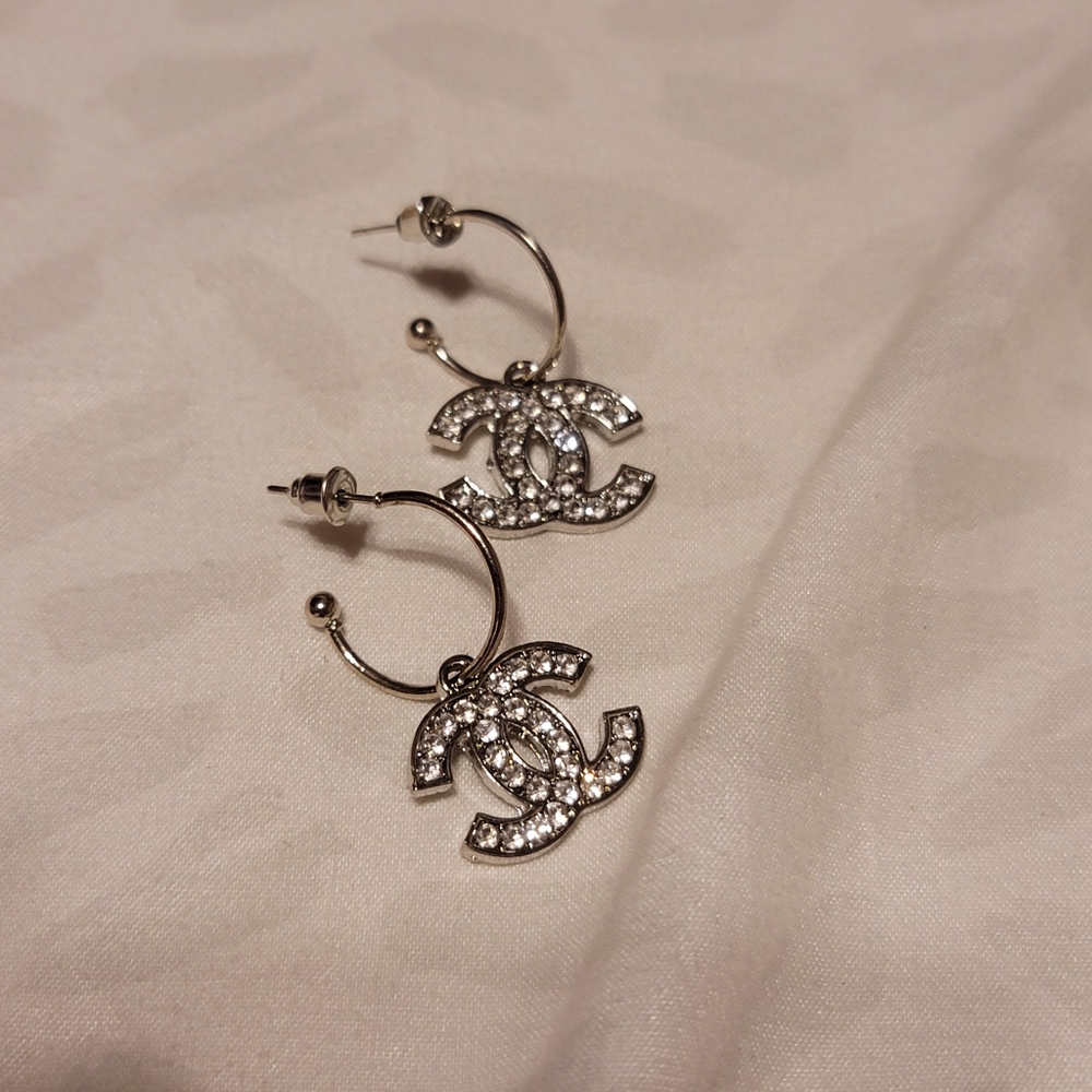 Silver earrings